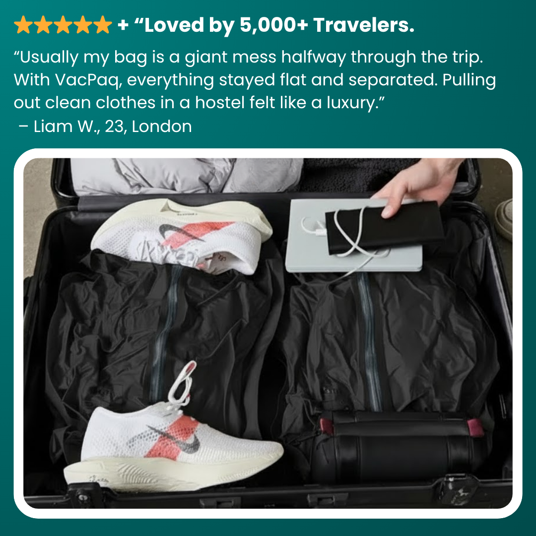 Vacuum-Sealed Travel Bag System