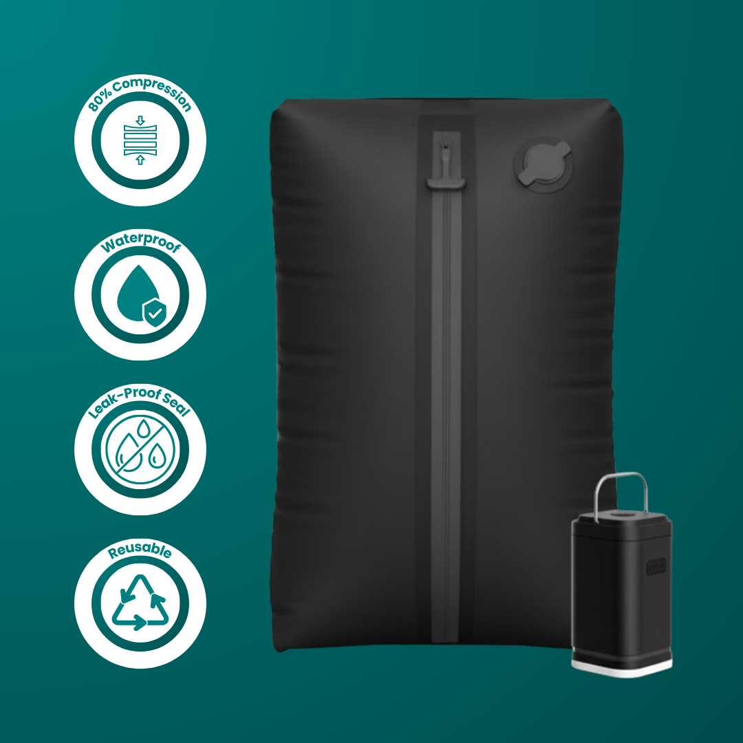Vacuum-Sealed Travel Bag System